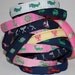 Preppy Woven Ribbon Headband Whale Alligator Anchor Golf Tennis