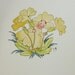 flower children ida bohatta vintage prints - yellow primrose