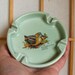 Vintage Pottery Ashtray with Woodcock by Stuart Bruce