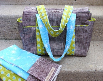 Ultimate Diaper Bag II with Changing Pad --- Custom Made to Order