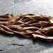 Reserved Listing for Chris-Vintage Beads-Vintage Brass Nouveau Floral Stamping-1