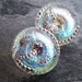 15% Off Storewide-Coupon Code Summertime-Beads-Czech Glass Buttons-Buttons-Gorgeous Crystal & Gold AB Floral Buttons-2