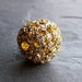 Reserved for Mara-30% Off Black Friday/Cyber Monday Sale-Beads-Large Gold Plated Austrian Crystal Bead Ball-4