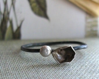 Engagement Ring Unique Handmade Sterling Stacking Ring