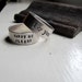 Promise Ring of Sterling Silver
