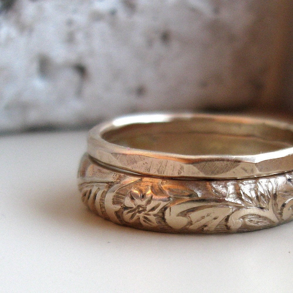 Handmade Gold OM Wedding Rings