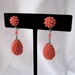 1930s Celluloid Berry Earrings.