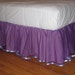 Ready To Ship - TWIN Size Tulle bedskirt in Lavender -Orchid
