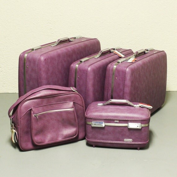 Vintage luggage suitcase american tourister tourister