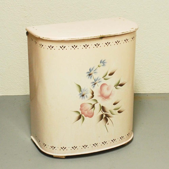 Vintage clothes hamper laundry hamper Detecto by OldCottonwood