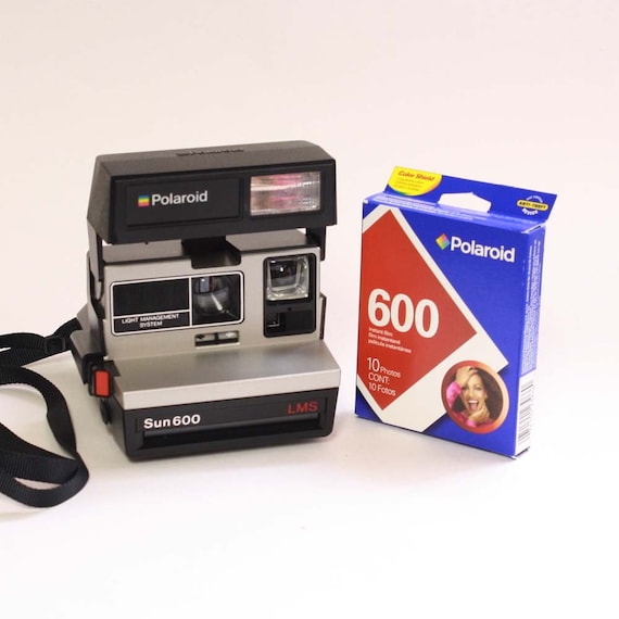 Vintage camera Polaroid Sun 600 LMS 600 film case