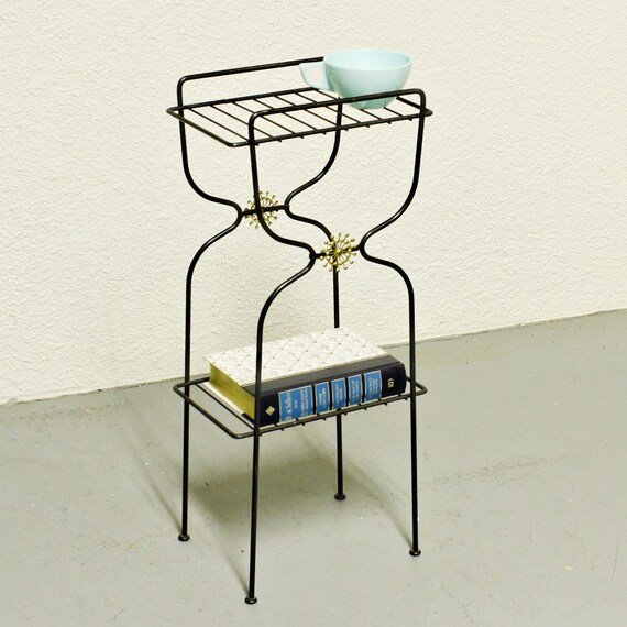 Vintage stand telephone stand magazine stand magazine