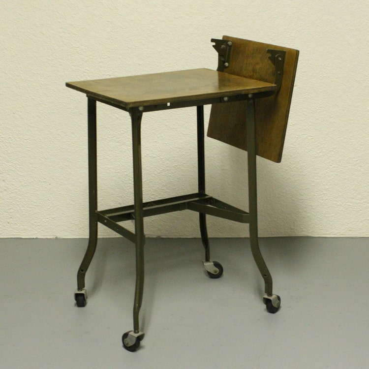 Vintage table stand typewriter table by OldCottonwood on Etsy