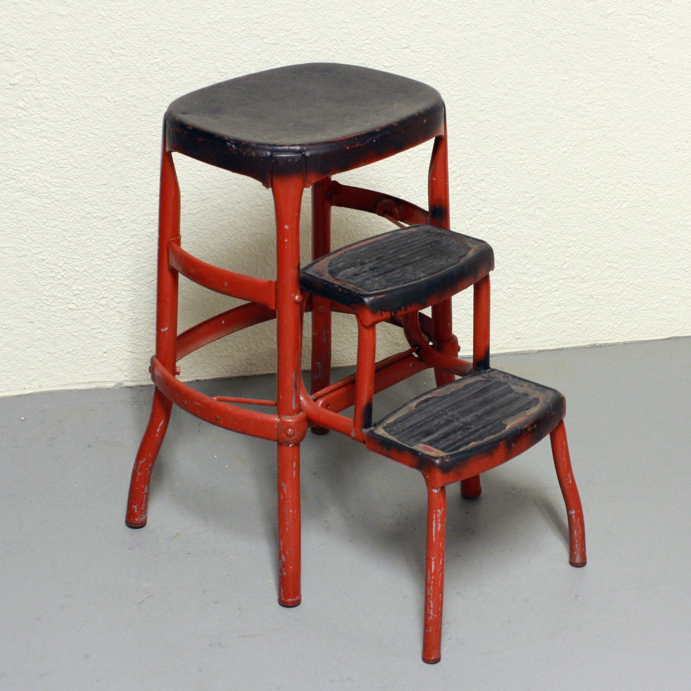 Vintage stool step stool kitchen stool Cosco chair