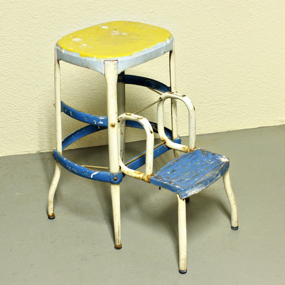 Vintage stool step stool kitchen stool Cosco chair