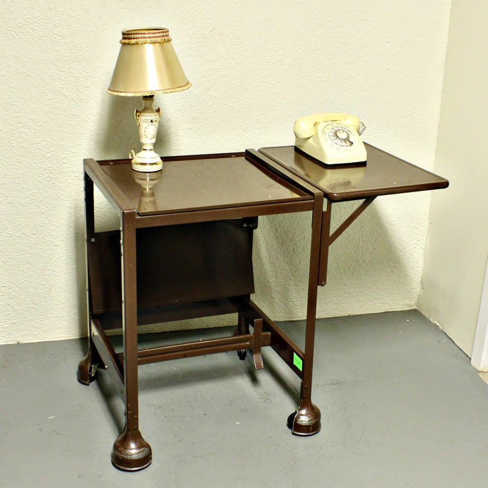 Vintage typewriter table stand typewriter stand