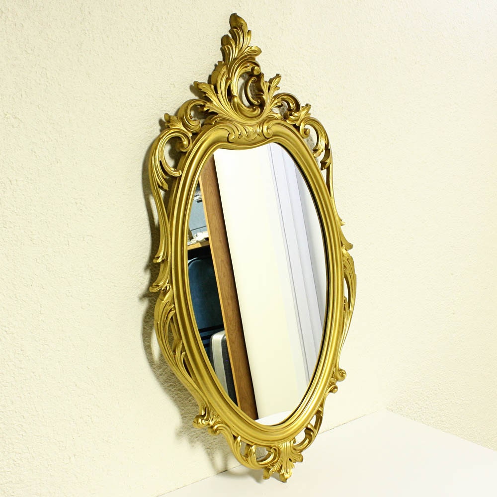 Vintage wall mirror wall hanging mirror Syroco 1965