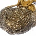 Finest Quality Mystic Golden Yellow Pyrite Micro Faceted Rondelles Length 14 Inches Size 3.5mm approx