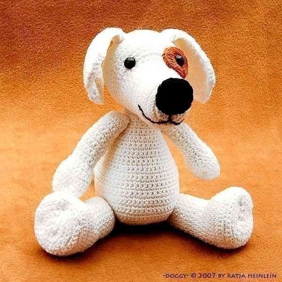 dog Doggy crochet PDF Pattern amigurumi tutorial animal