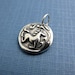 wind horse sterling silver charm