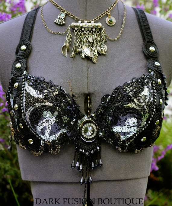 34C Cup Professional Bellydance Bra Fusion by darkfusionboutique