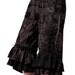Capris, USA Size 10, UPCYCLED, Black, Bloomers, Steam Punk, Tribal