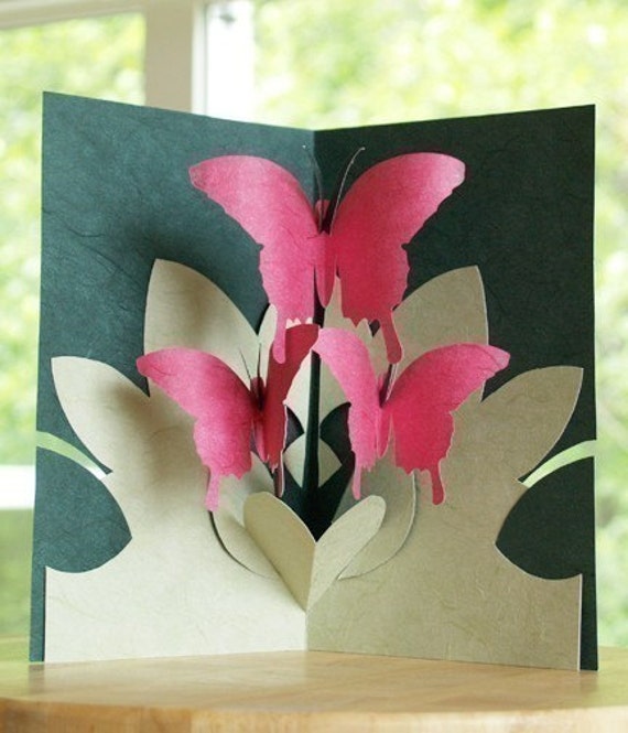 Kirigami Pop-up Cards Make Yourself 4 patterns by popupcardmaking