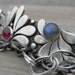 The Northern Lights Have Seen Queer Sights Bracelet Labradorite Garnet Sterling