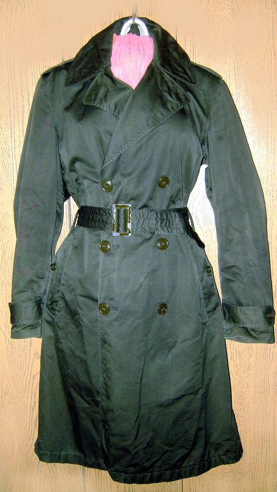 Vintage military trench coat size M unisex
