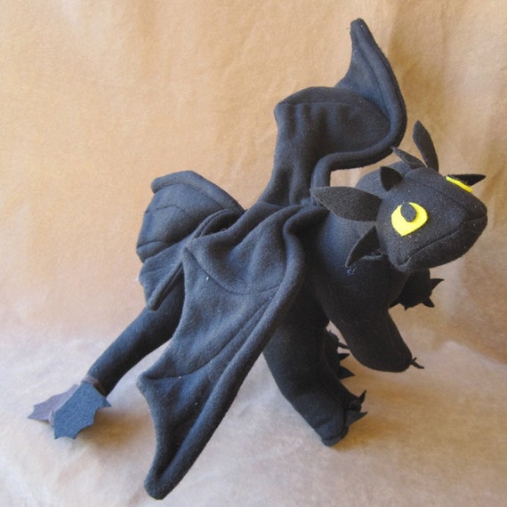 night fury dragon plush