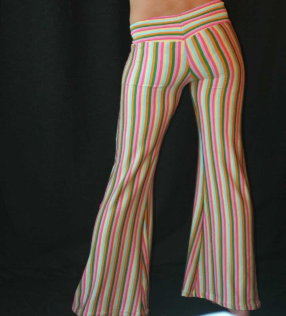 rainbow stripe trousers