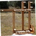 Card / Inkle weaving loom - 100 percent red oak/maple/walnut/cherry 18 yard warp
