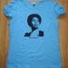 Nina Simone T-Shirt Top, Medium Blue, SALE