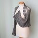 Grey crochet lace cotton shrug G684