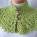 Crochet pattern, Lacey capelet\/cowl, PDF