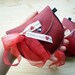 Handmade Leather clutch Purse, Bag, Ladybird red leather PIPKIN ribbon by Fairysteps 2064