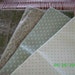 SALE Quilter,s Cotton Quilt Fabric Bundle/4--- 1/2 Yard Lengths Spring Greens
