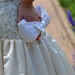 Ivory Bridal Clutch - The Norma Clutch with Bow Handle, Ivory Satin Wedding Purse, Bride Bag Bow