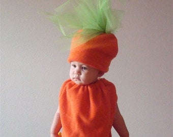 Baby Costume Toddler Costume Halloween Costume Carrot Costume