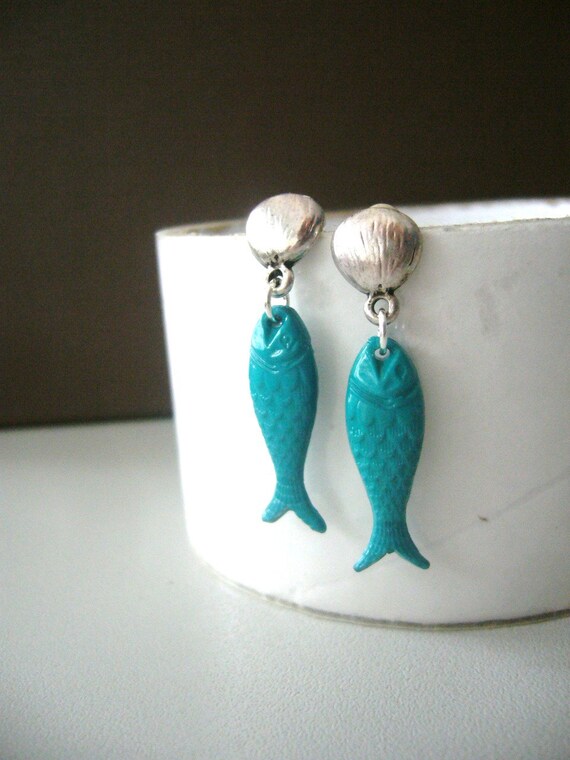 Fish earrings