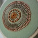 hand embroidered hoop art - freeform flower in 3 inch hoop by bo betsy - free shipping