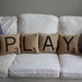 Letter Pillows - PLAY