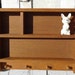 vintage wood shelf curio vintage wall decor display 1970s