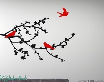 Birds on a Wire Vinyl Wall Art Graphics Decals Stickers 793