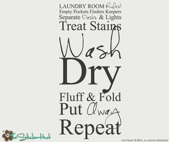 Laundry Room Rules Empty Pockets Finders Keepers Laundry