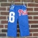 phillies utley upcycled / recycled shorTEEs kung-fu pants 2t
