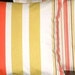 2 Handmade 18" Orange Green Stripe Contemporary Modern Designer Cushion Covers,Pillowcases,Pillow Covers,Pillow Slips,Pillow
