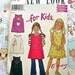 Girls Jumper or Dress with Optional Applique Pattern - New Look 6105