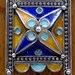 Vintage Moroccan Box Pendant with Lapis Lazuli