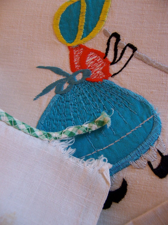 adorable spanish kitchen towels